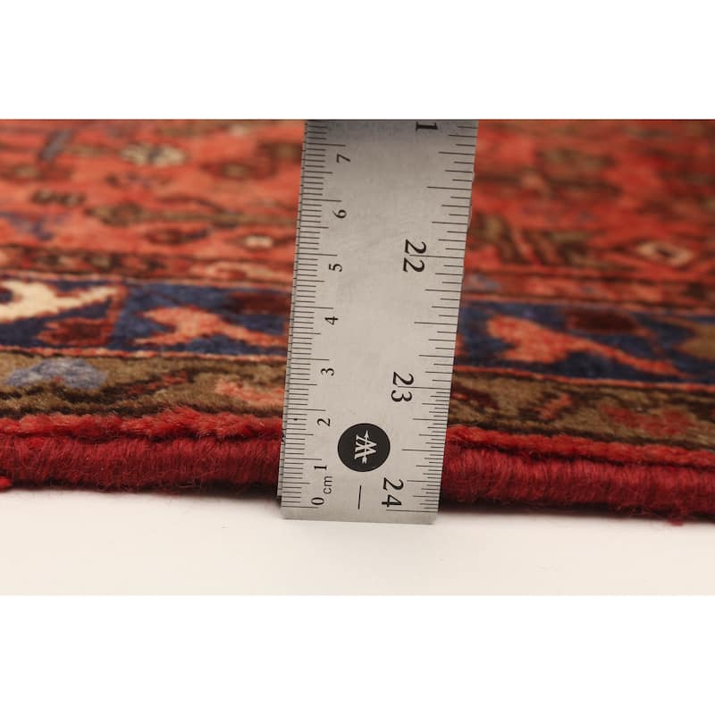 ECARPETGALLERY Hand-knotted Andelz Red Wool Rug - 3'1 x 9'1