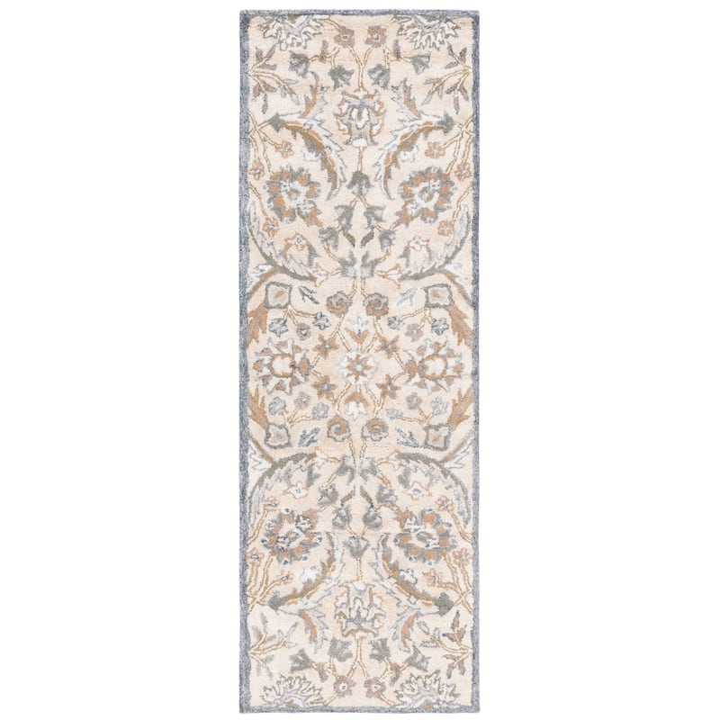 SAFAVIEH Handmade Bella Tifenn Modern Floral Wool Rug