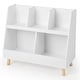 preview thumbnail 10 of 11, 5-Cube Kids Bookshelf and Toy Organizer with Anti-Tipping Kits - 31.5" x 14" x 28" White