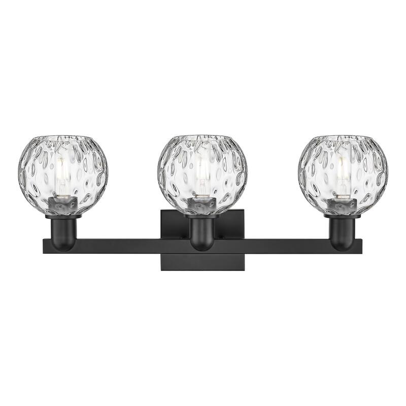 Innovations Lighting Endless Possibilities Arcadia - Athens Water Glass - 3 Light 25" Bath Vanity Light