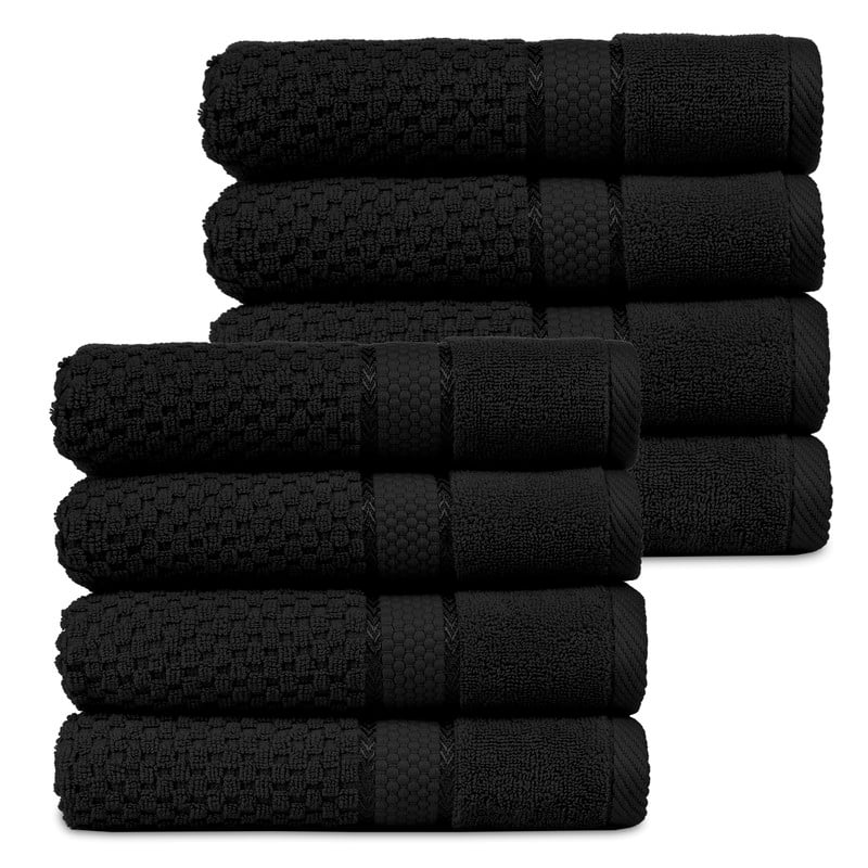 Bathroom Hand Towels Popcorn Textured-18 X 28 Inch by Ample Decor