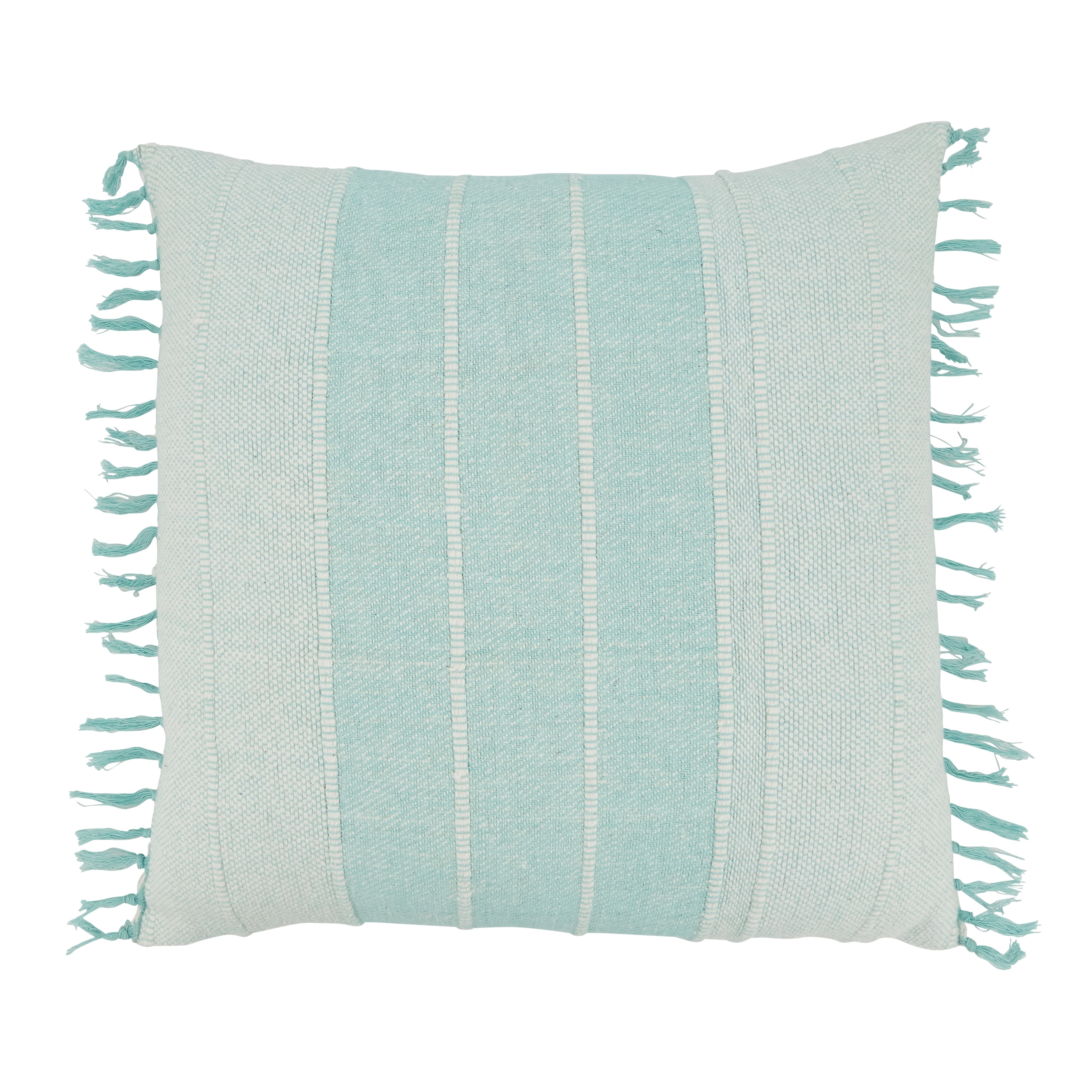 Tailored Texture Corded Stripes Throw Pillow