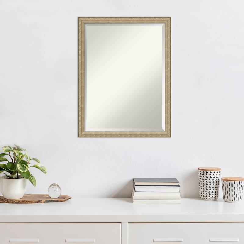 Beveled Wall Mirror - Paris Champagne Frame - Paris Champagne