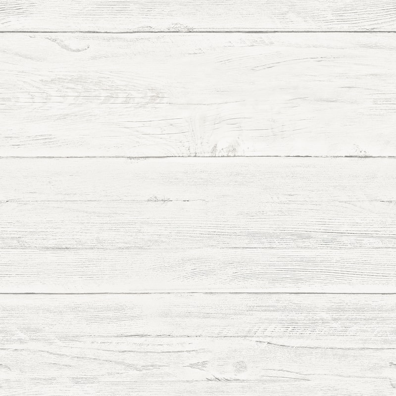 Wood Paneling Perlmutter Jared Off-White Shiplap 33' L X 20.5 W Peel and Stick Wallpaper Roll - Off-White