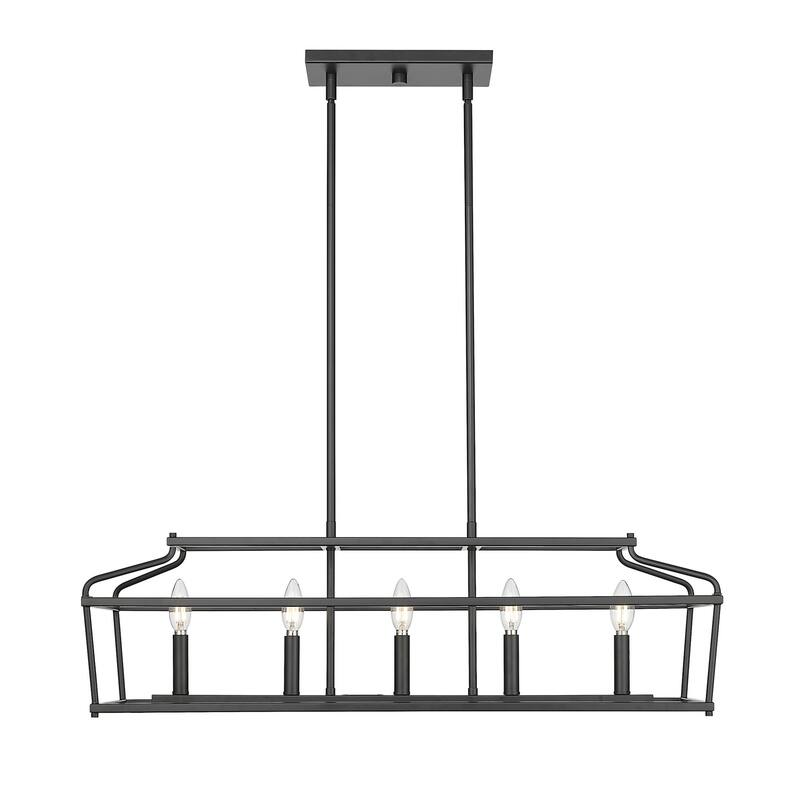 Millennium Lighting 19105 Nellita 5 Light 34" Wide Linear Chandelier