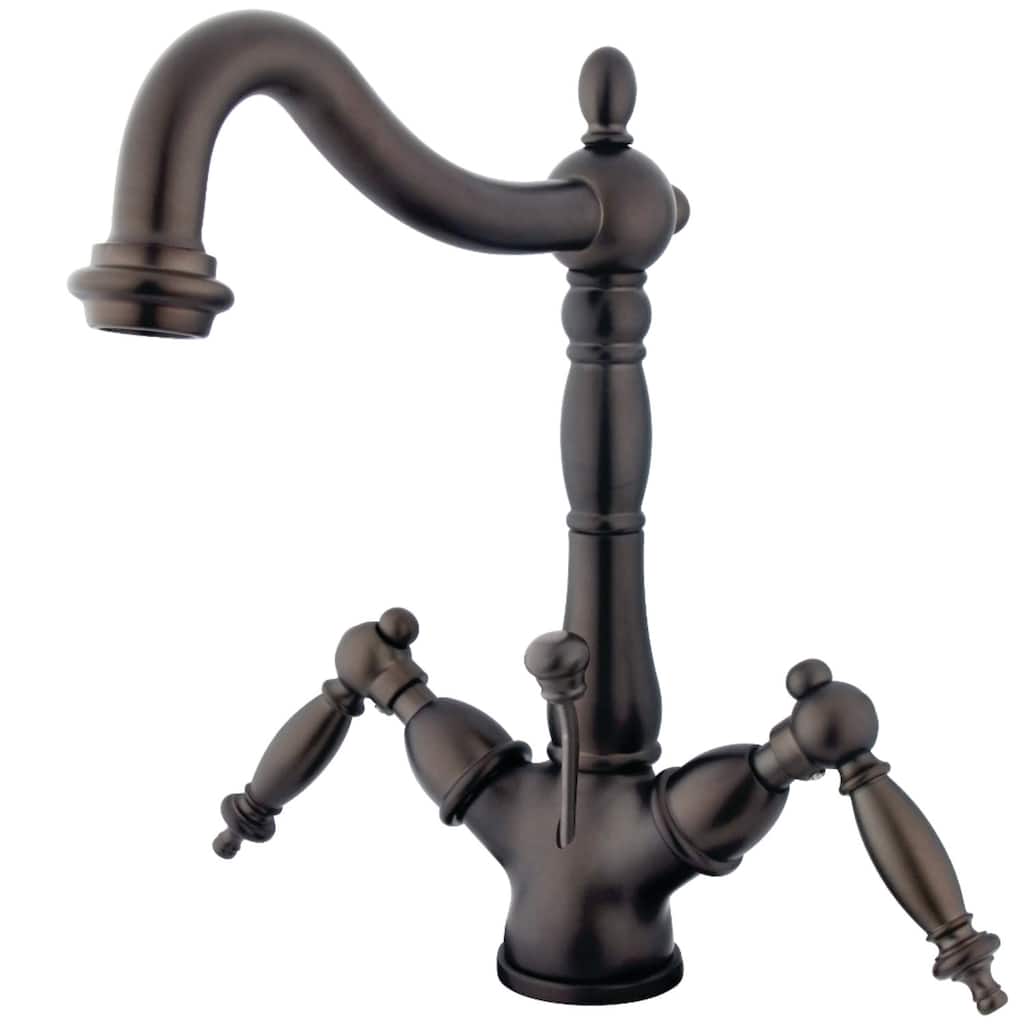Kingston Brass Heritage 1.2 GPM Single Hole Deck Mounted Bathroom