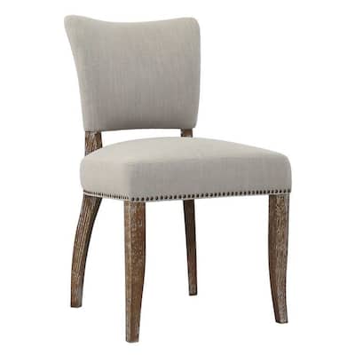 Pebble Upholstered Oak Dining Chair (Set of 2)