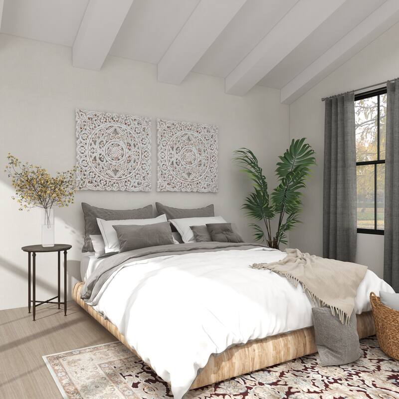 Brown Marble Accent Table with Bronze Metal Legs