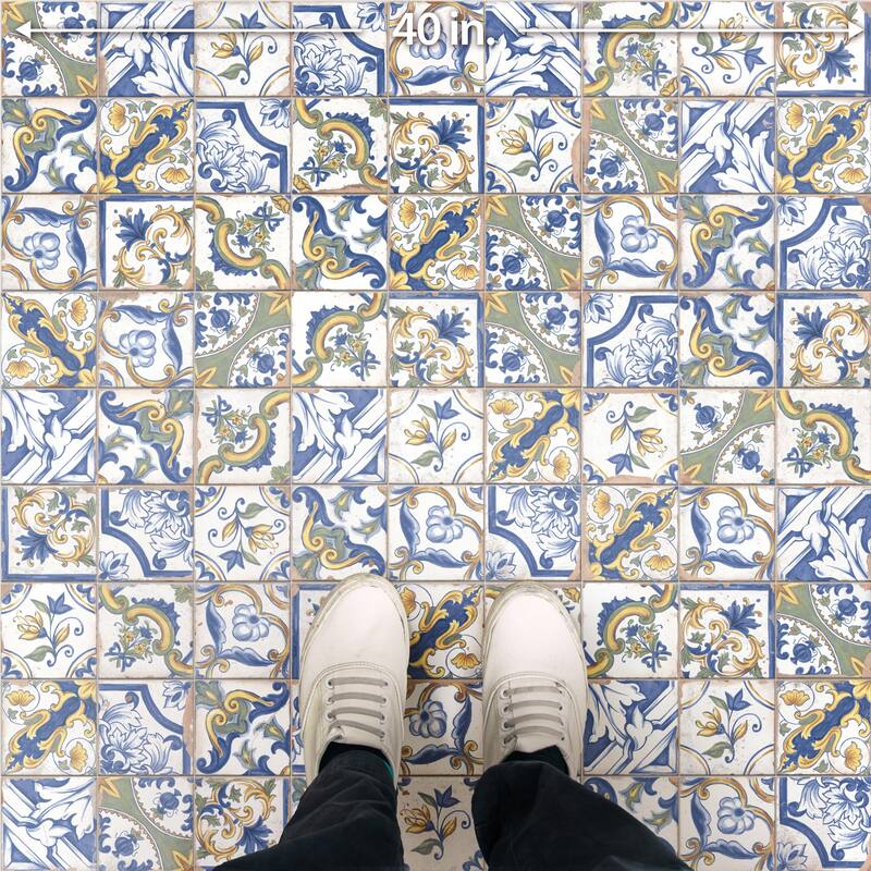 Merola Tile Kings Campania Amalfi 13" x 13" Ceramic Floor and Wall Tile