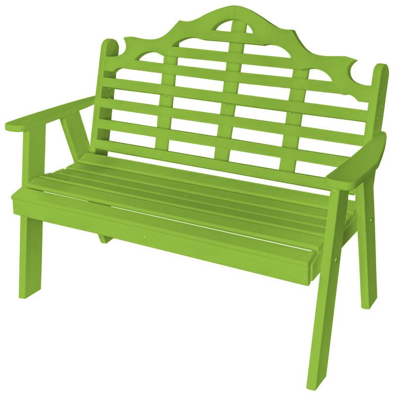 Poly 5' Marlboro Garden Bench - Tropical Lime