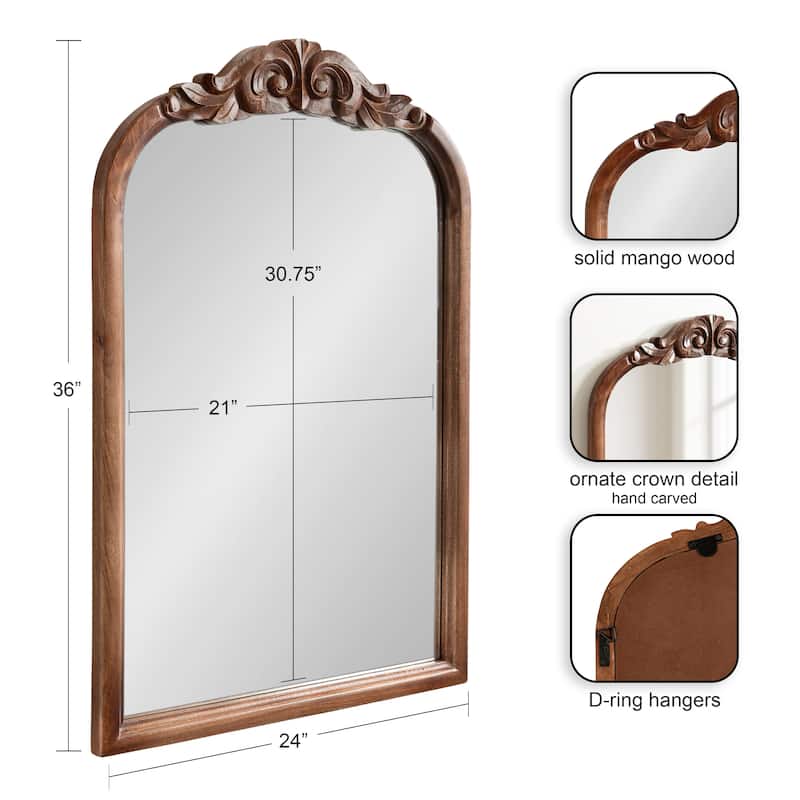 Kate and Laurel Arendahl Wood Arch Mirror