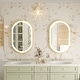 preview thumbnail 12 of 85, Gold Aluminium Alloy Frame Illuminated LED Bathroom Mirror