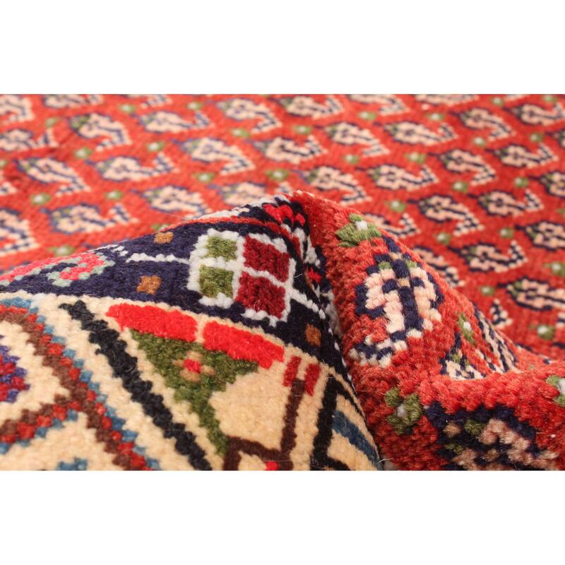 ECARPETGALLERY Hand-knotted Andelz Dark Copper Wool Rug - 3'4 x 10'2