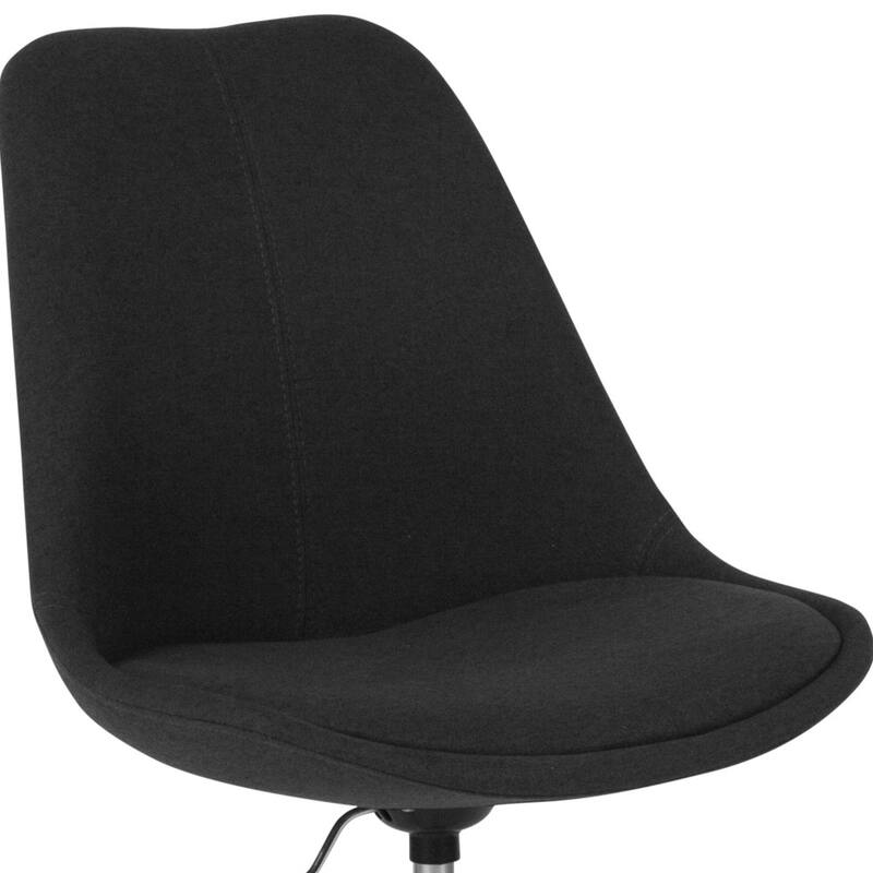 Mid-Back Fabric Task Office Chair with Pneumatic Lift