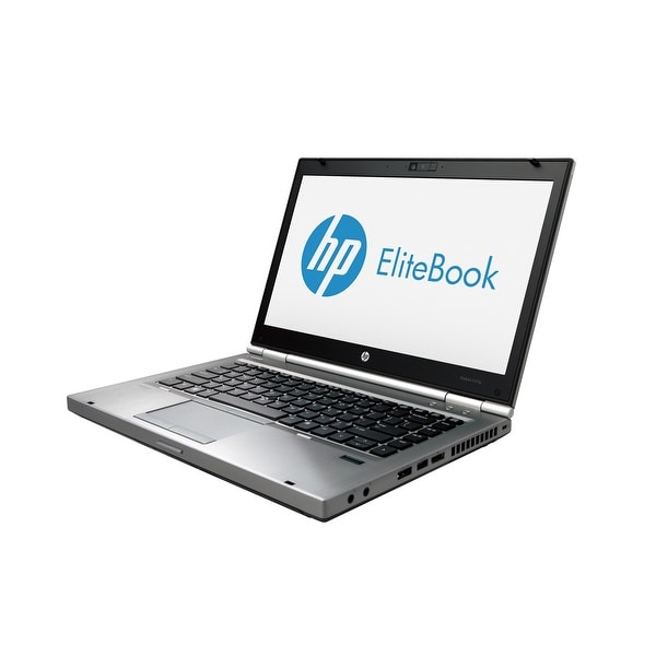 HP Elitebook 8470P 14.0" Standard Refurb Laptop - Intel i5 3320M 3rd Gen 2.6 GHz 4GB SODIMM DDR3 SATA 320GB DVD-RW Win 10 Pro