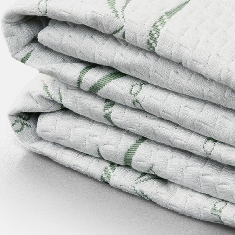 Queen Waterproof Rayon from Bamboo Deep Pocket Mattress Cover - White