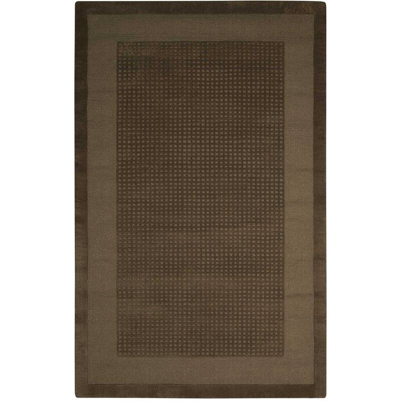 Nourison Westport Solid Border Hand-tufted Wool Area Rug