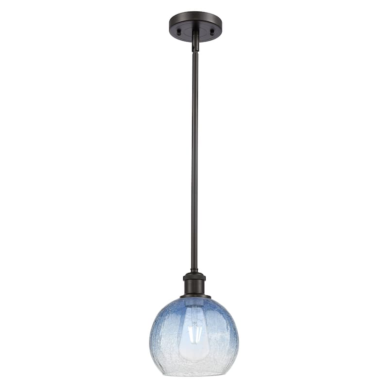Innovations Lighting Endless Possibilities Ballston - Brookhaven Globe - 1 Light 8" Stem Hung Mini Pendant
