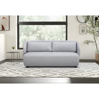 Divani Casa Lerner Modern Light Grey Fabric Sofa Bed
