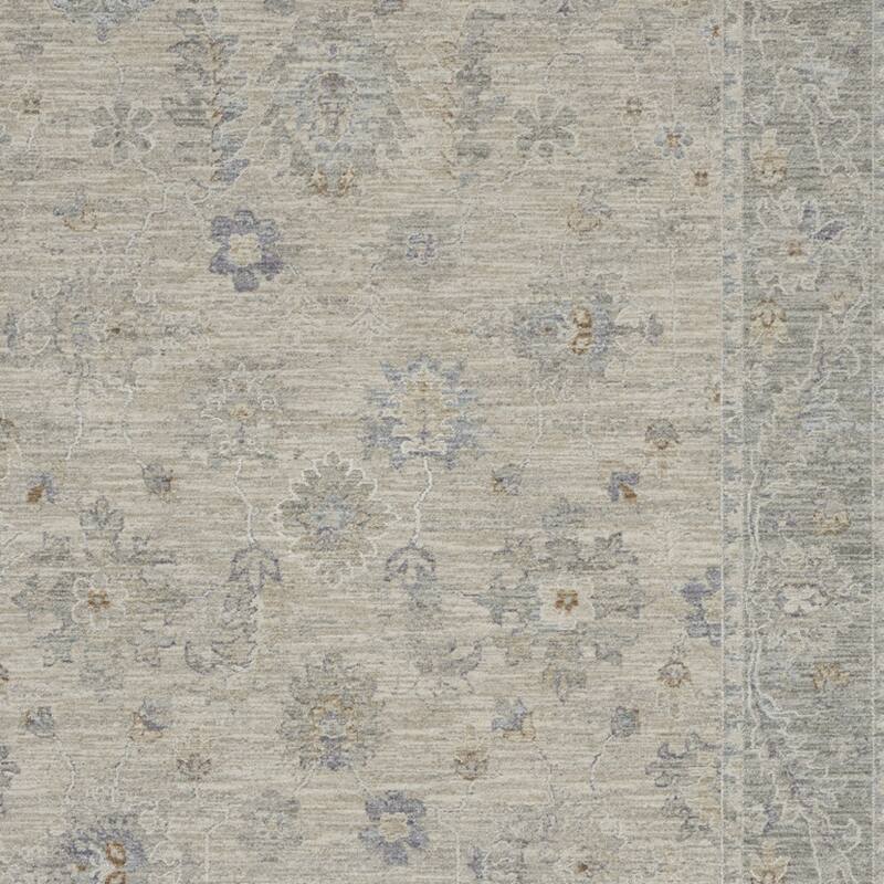 Power Loomed Floral Traditional Area Rug - 71' X '47' X '0.5