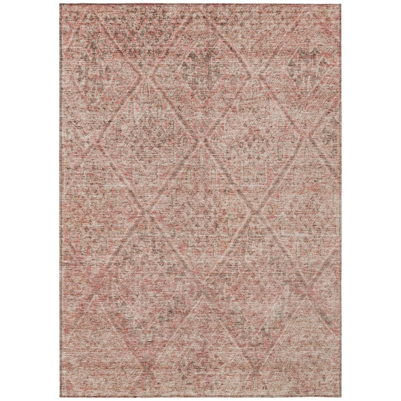 HomeRoots Moroccan Transitional Rectangle Outdoor Rug