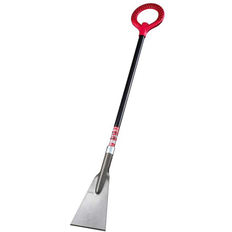 Radius Garden 7 x 53 Inch Long Handled Steel Ice Scraper/Chopper - 7 x 53.25 x 1.5