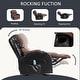 preview thumbnail 3 of 13, Faux leather manual Heated Massage Chair with Rocking