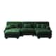 Option Green+3 Seat+2 Ottomans