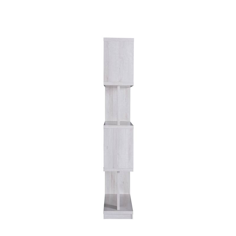 Furniture of America Thane Modern 4-tier Bar Cabinet with Bottle Wine Rack