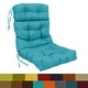 preview thumbnail 1 of 61, Multi-section Tufted Outdoor Seat/Back Chair Cushion (Multiple Sizes)