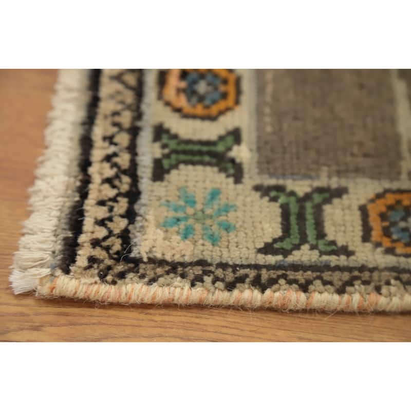 Hand Knotted Oriental 100% Wool Carpet Traditional Floral Beige & Ivories Tabriz Area Rug - 12' 3'' X 9' 9''