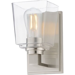 Maxim 21381CL Cubos 9" Tall 1 Light Wall Sconce