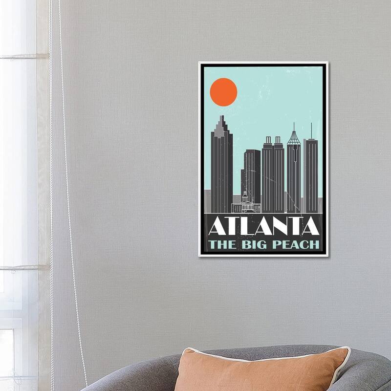 iCanvas "Atlanta" by Fly Graphics Framed