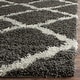 preview thumbnail 23 of 162, SAFAVIEH Dallas Shag Giusy Trellis 1.5-inch Thick Rug