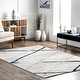 preview thumbnail 37 of 49, Brooklyn Rug Co Skylar Modern Abstract Area Rug 4' x 6' - Blue Grey