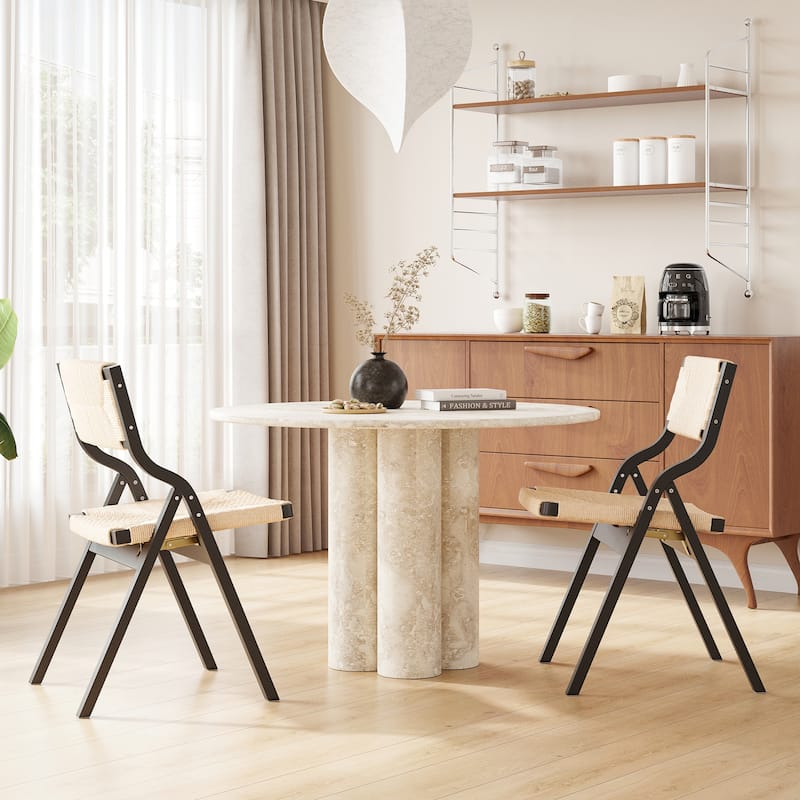 Set of 2 Ergonomic 110°-160 °Adjustable Reclining Chairs