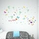 preview thumbnail 3 of 7, Walplus Fairy Glow in The Dark Floral Butterflies Kids Wall Stickers