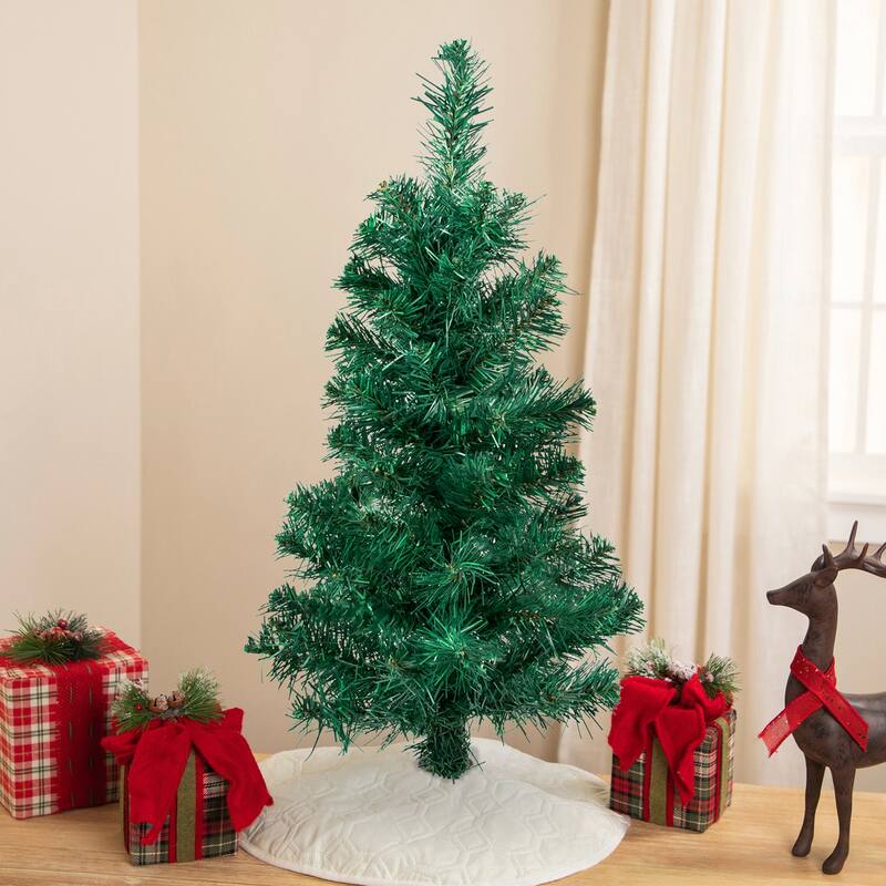 18" Traditional Green Pine Artificial Christmas Tree Unlit