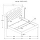 preview thumbnail 5 of 6, Melody 4-piece Bedroom Set