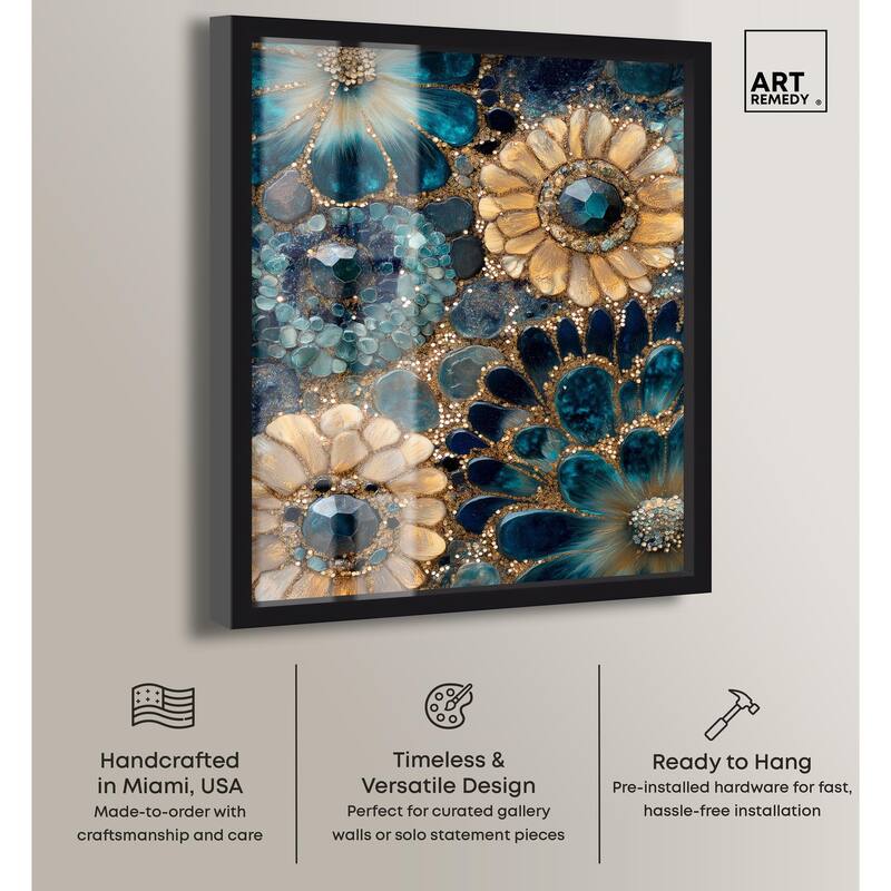 Opulent Geode III Shadowbox by Art Remedy