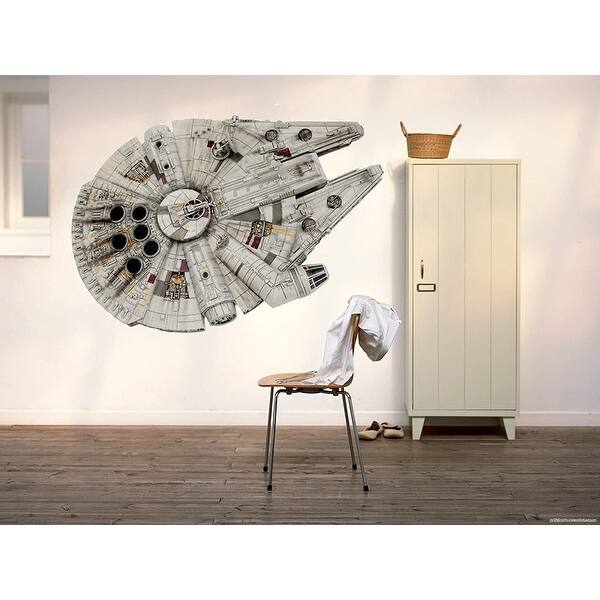 Shop Star Wars Millennium Falcon Decal Wall Sticker Overstock 31578464