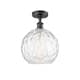 Option Clear Water Glass / Matte Black