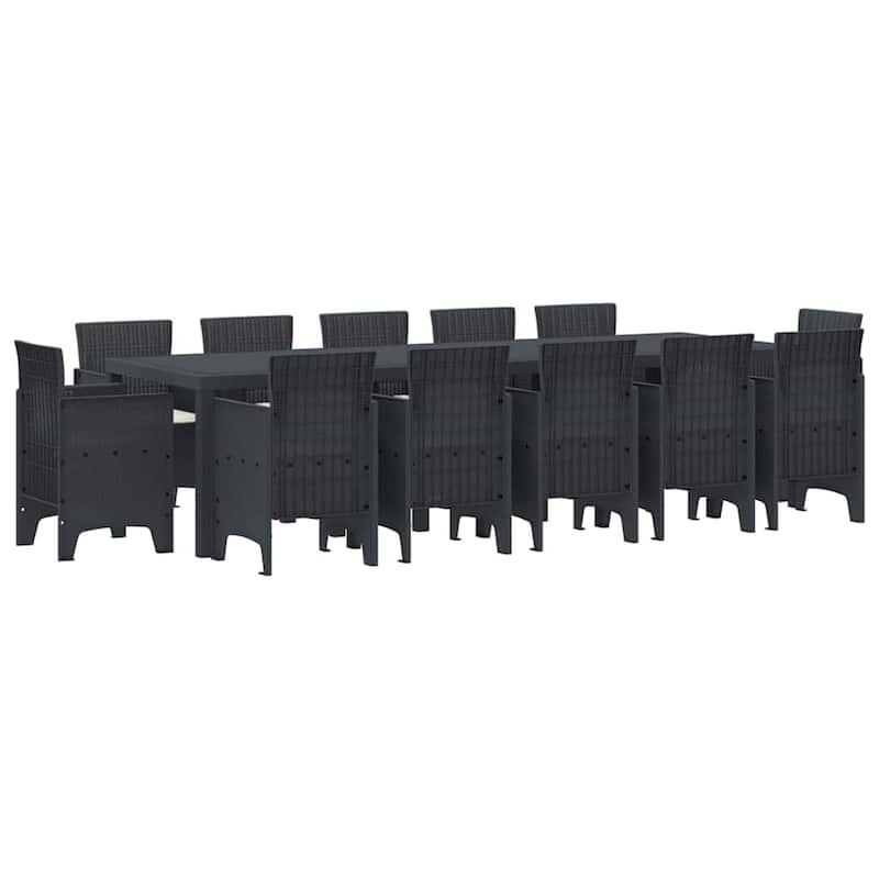 vidaXL Garden Dining Set 11/13 pcs - 118.1 x 39.4 x 28.7