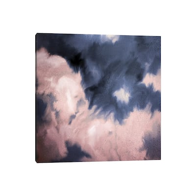 iCanvas "Navy Pink Passion" by Kimberly Allen Canvas Print