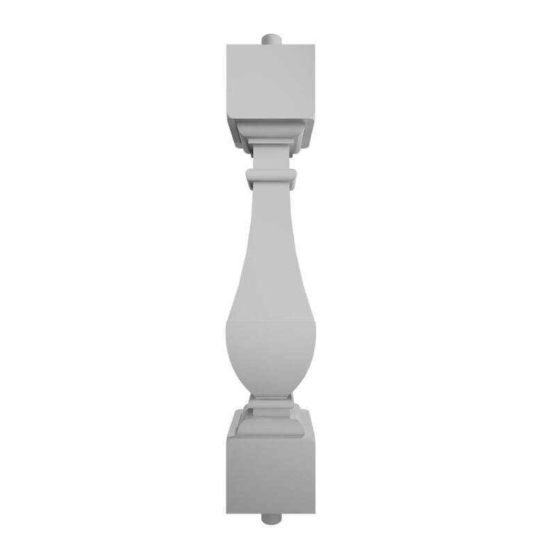 Fiberthane 700 Series Arcadian Baluster, Factory Primed - 5"W x 26"H