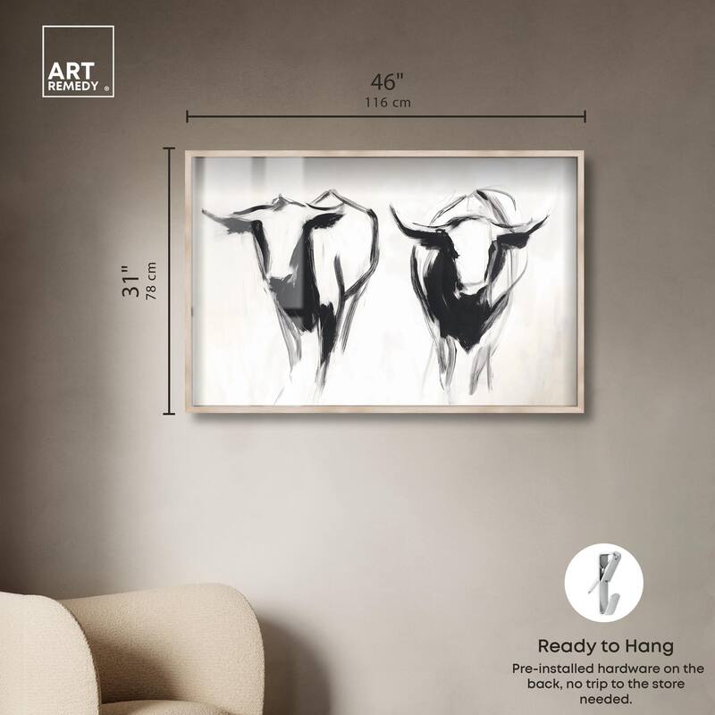 Bovine I Shadowbox by Art Remedy