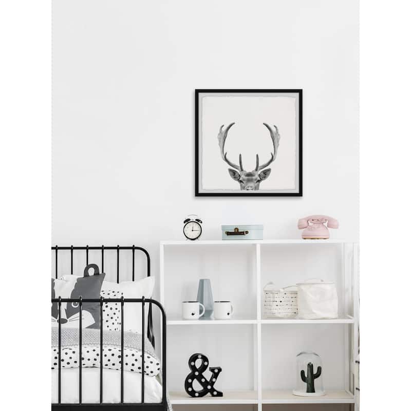 'Giant Antlers' Framed Painting Print