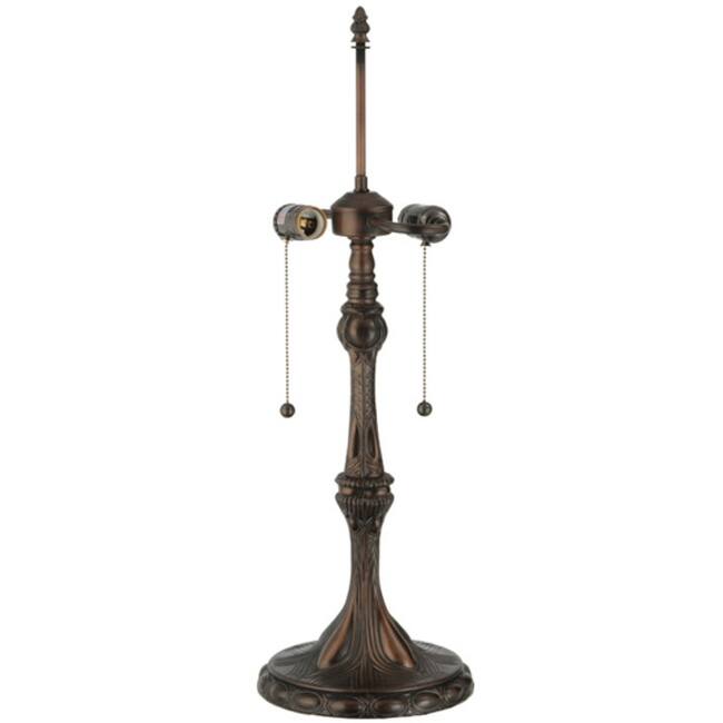 Meyda Tiffany 79790 Gypsy 25" Tall Lamp Base - Mahogany Bronze