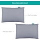 preview thumbnail 6 of 4, 3-Piece Toddler Sheet Set for Kids, Includes Crib Mattress Sheet, Flat Sheet and Envelope Pillowcase - Grey