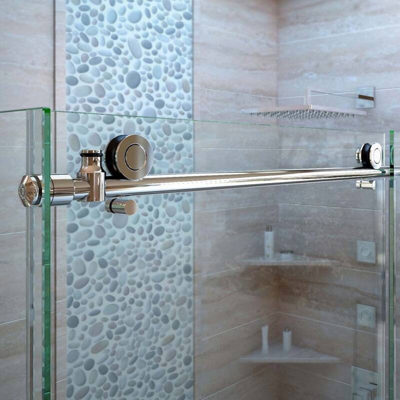 DreamLine Enigma-X 34 1/2 in. D x 48 3/8 in. W x 76 in. H Sliding Shower Enclosure - 34.5" x 44.38" - 48.38"